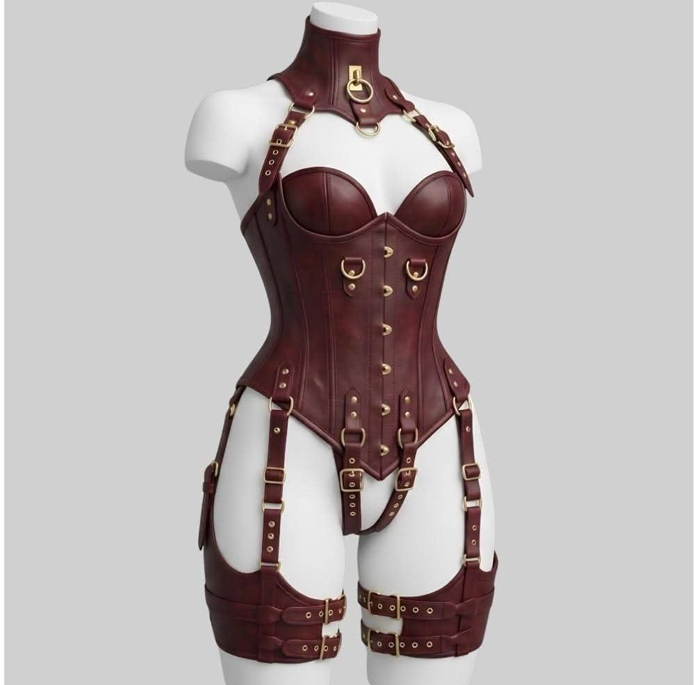 Leather Corset Harness