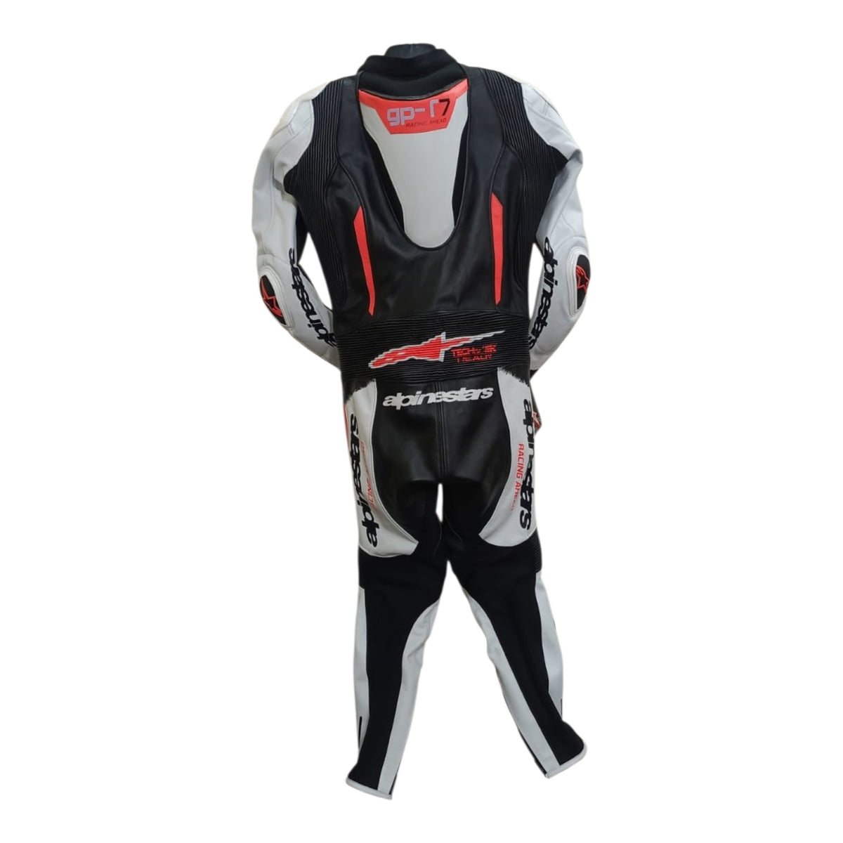 Cowhide Leather Motorcycle Racing Suits - 4413