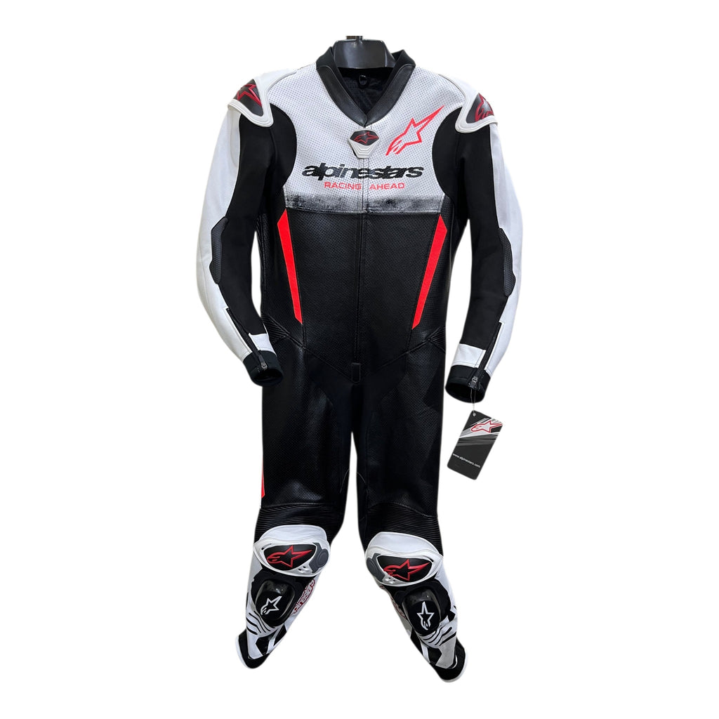 Cowhide Leather Motorcycle Racing Suits - 4418