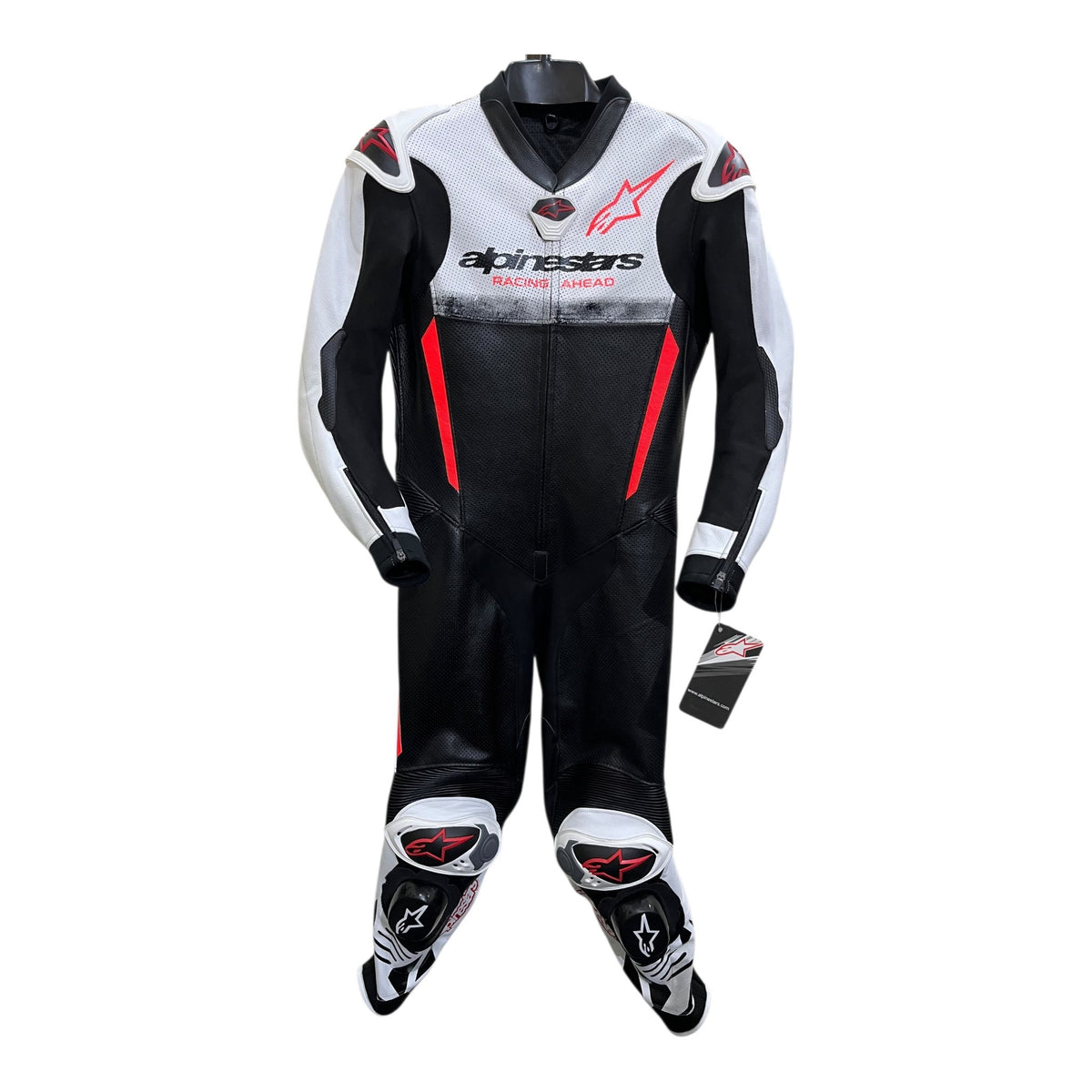 Cowhide Leather Motorcycle Racing Suits - 4418
