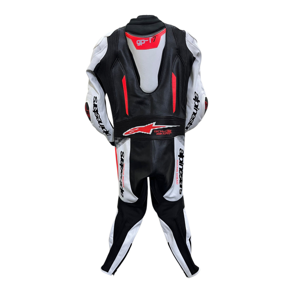 Cowhide Leather Motorcycle Racing Suits - 4418