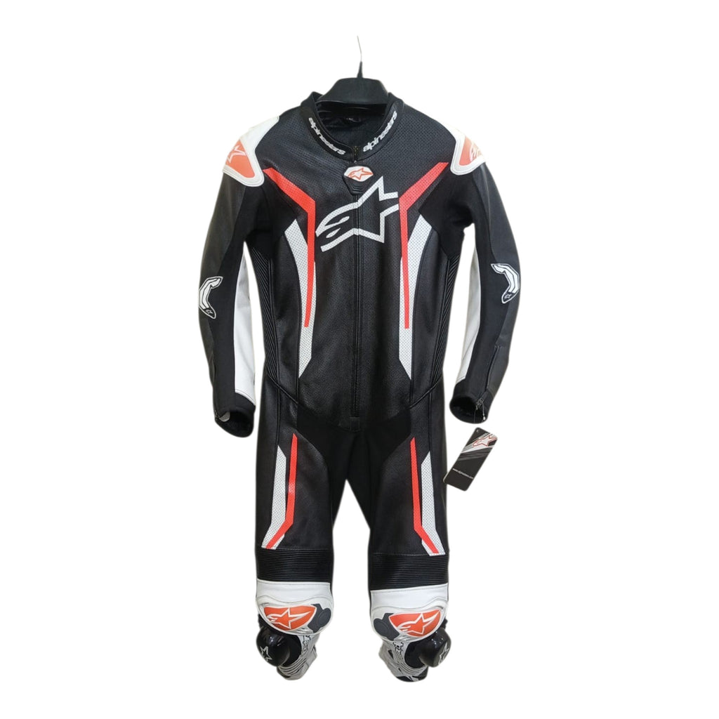 Cowhide Leather Motorcycle Racing Suits - 4422