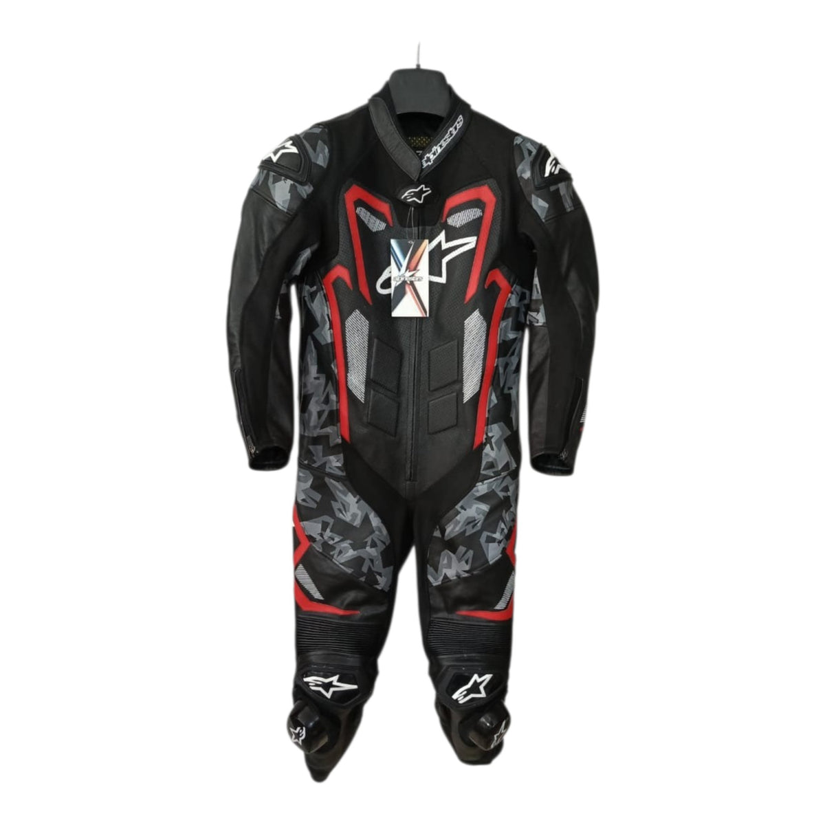 Cowhide Leather Motorcycle Racing Suits - 4426