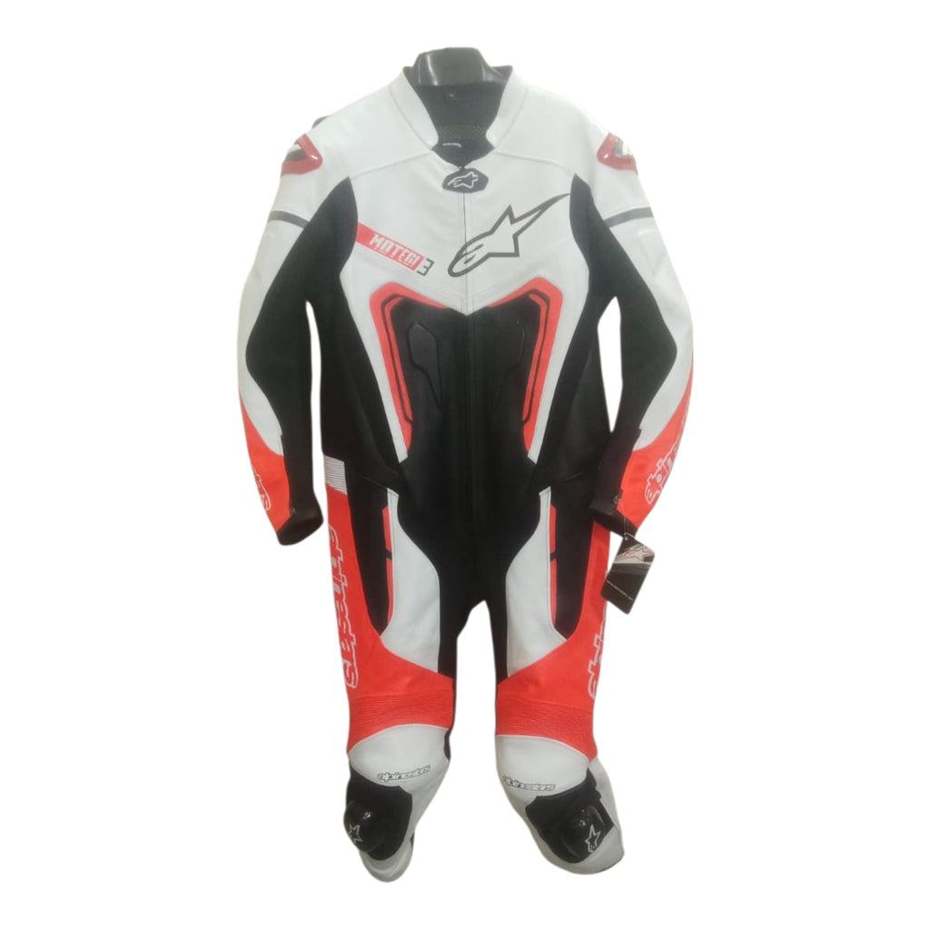 Cowhide Leather Motorcycle Racing Suits - 4428