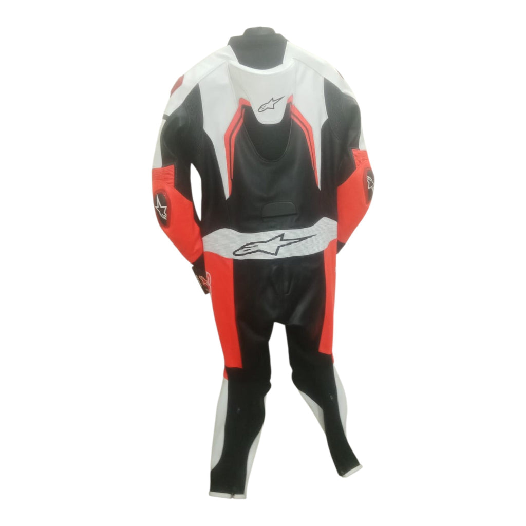 Cowhide Leather Motorcycle Racing Suits - 4428