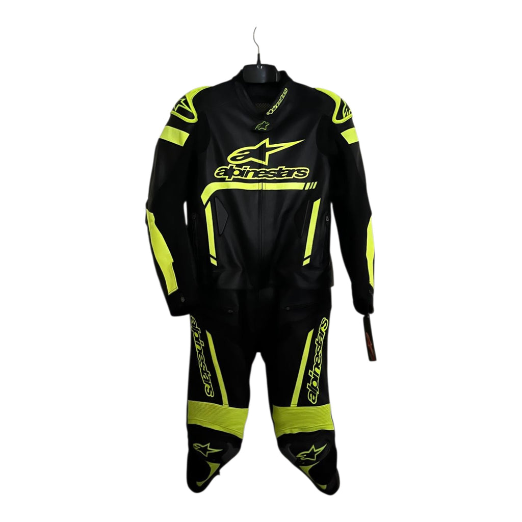 Cowhide Leather Motorcycle Racing Suits - 4430