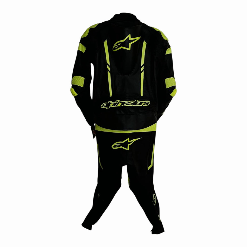 Cowhide Leather Motorcycle Racing Suits - 4430