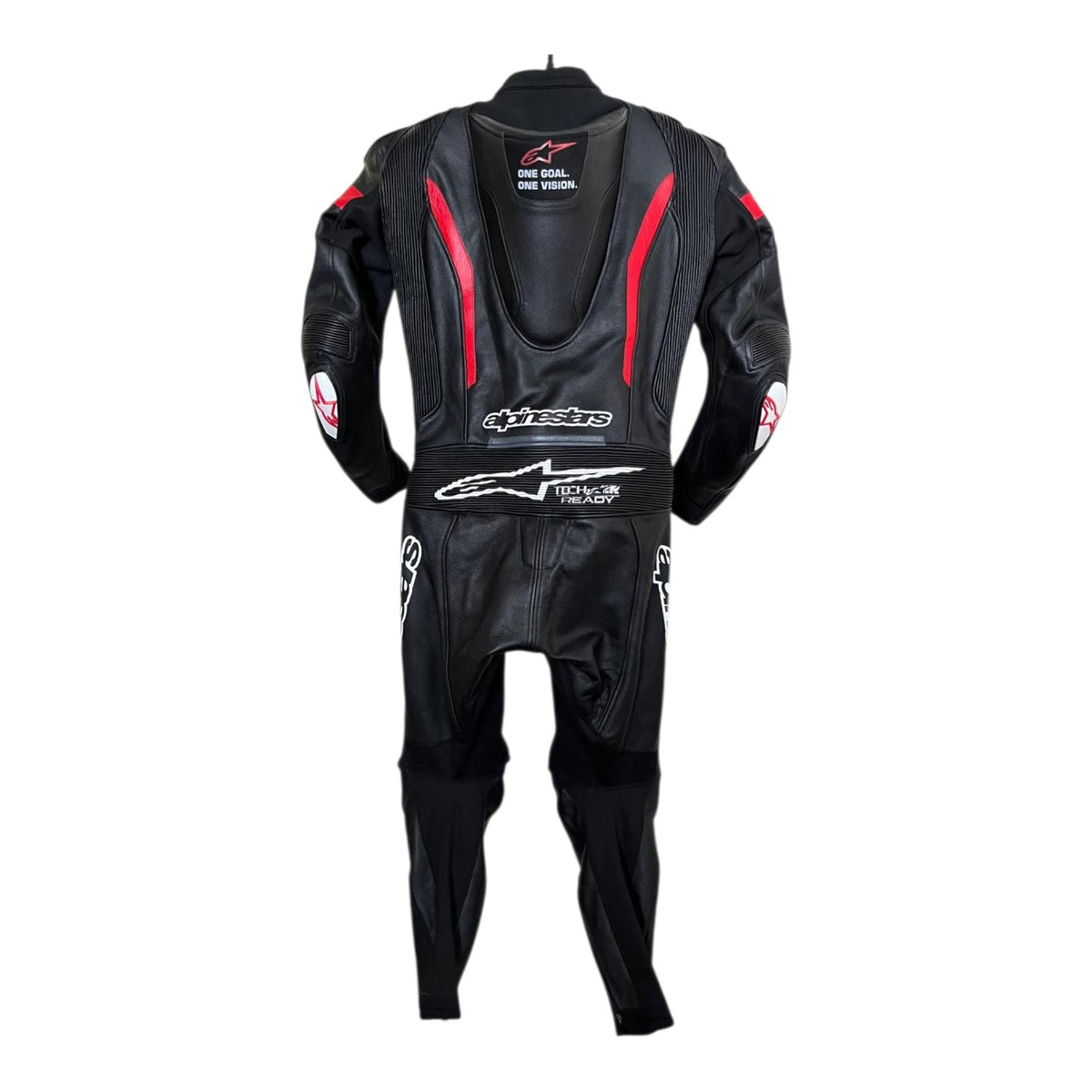 Cowhide Leather Motorcycle Racing Suits - 4432