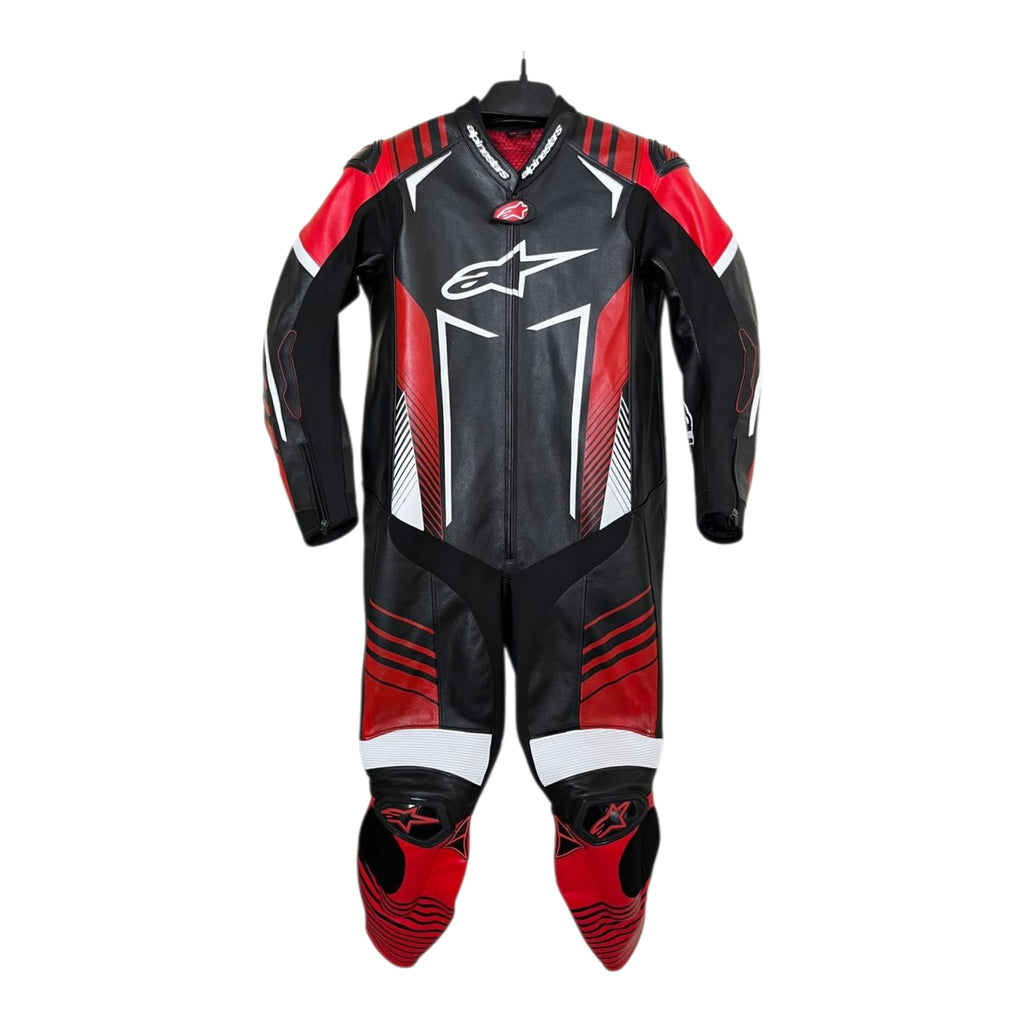 Cowhide Leather Motorcycle Racing Suits - 4436