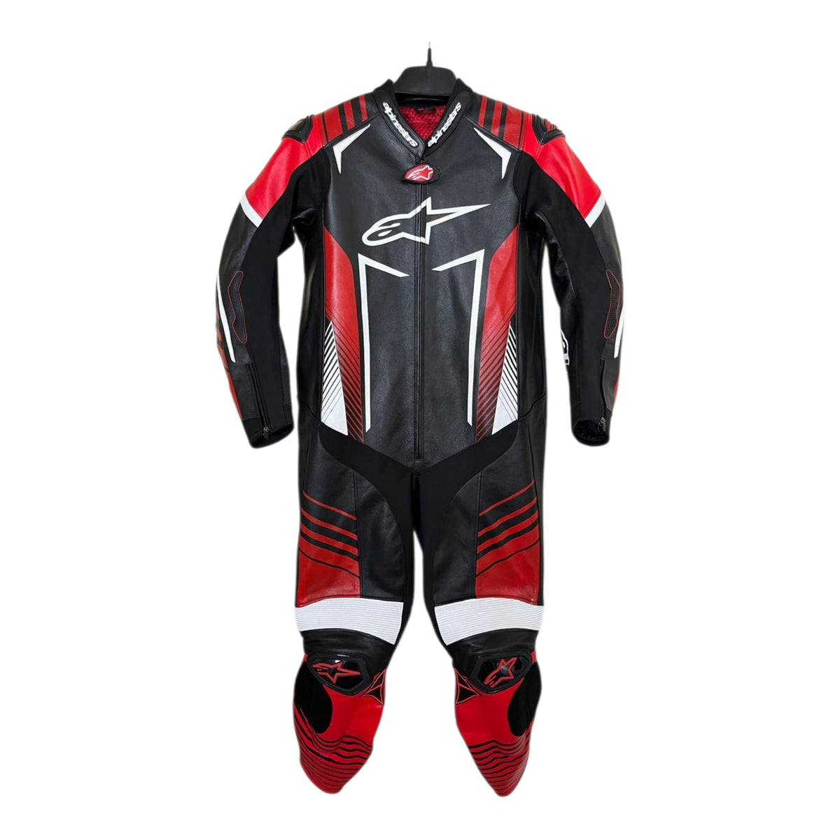 Cowhide Leather Motorcycle Racing Suits - 4436