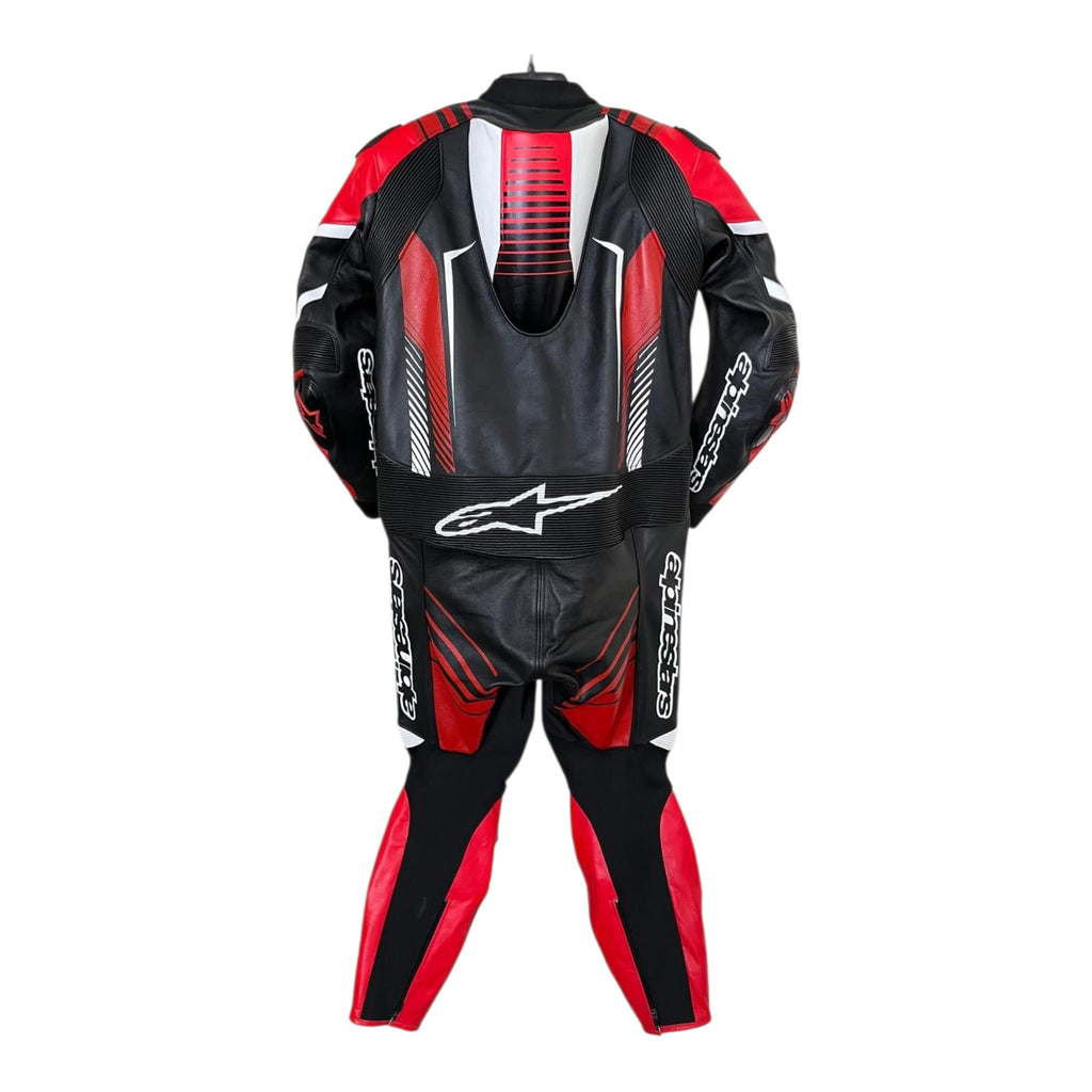 Cowhide Leather Motorcycle Racing Suits - 4436