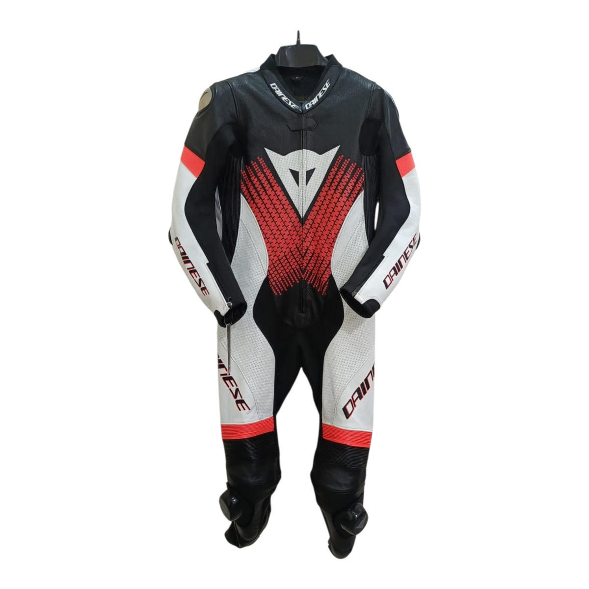 Cowhide Leather Motorcycle Racing Suits - 4433