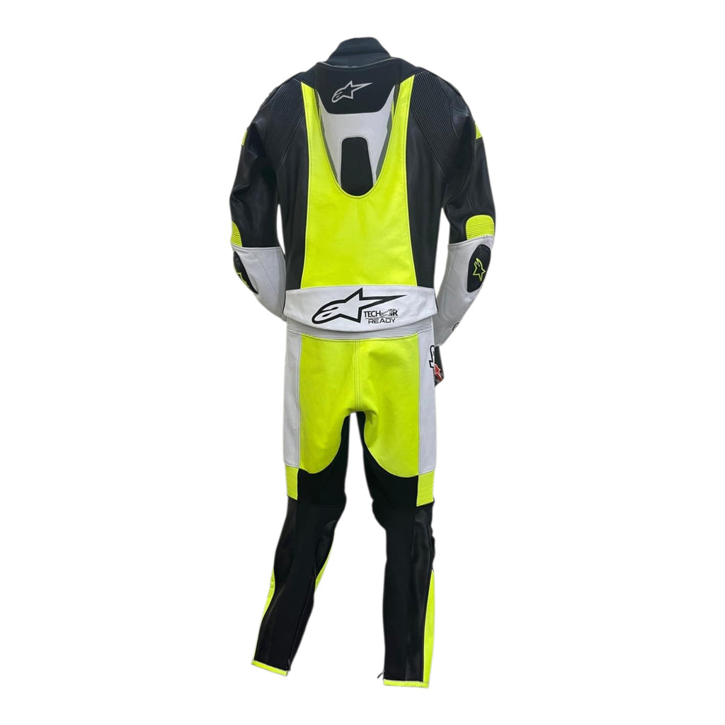 Cowhide Leather Motorcycle Racing Suits - 4434