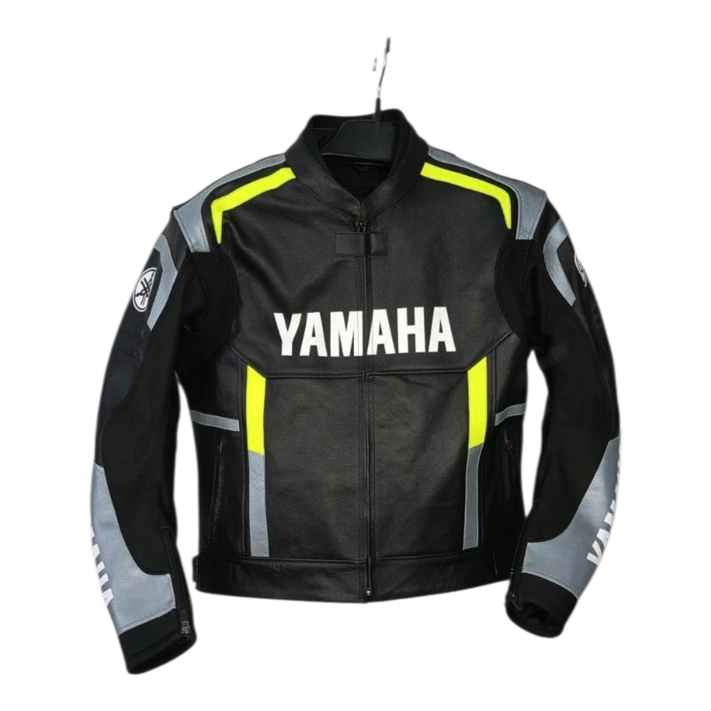 Motorcycle Cowhide Leather Racing Jacket
