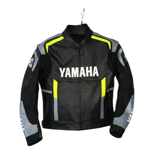 Motorcycle Cowhide Leather Racing Jacket