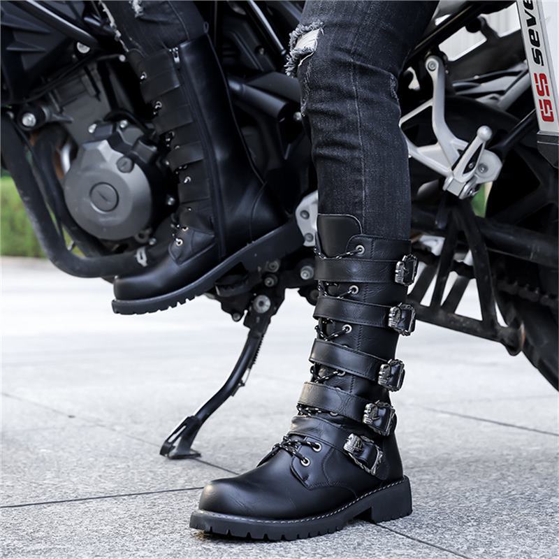 High-Top Long Boots Large Toe Cross-Border