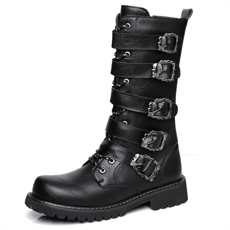 High-Top Long Boots Large Toe Cross-Border