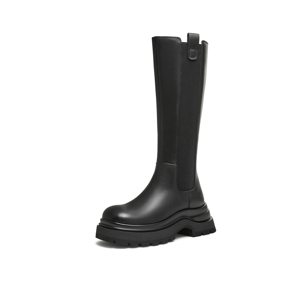 High Thick-Soled Knight Boots Sleeve Chelsea Boots