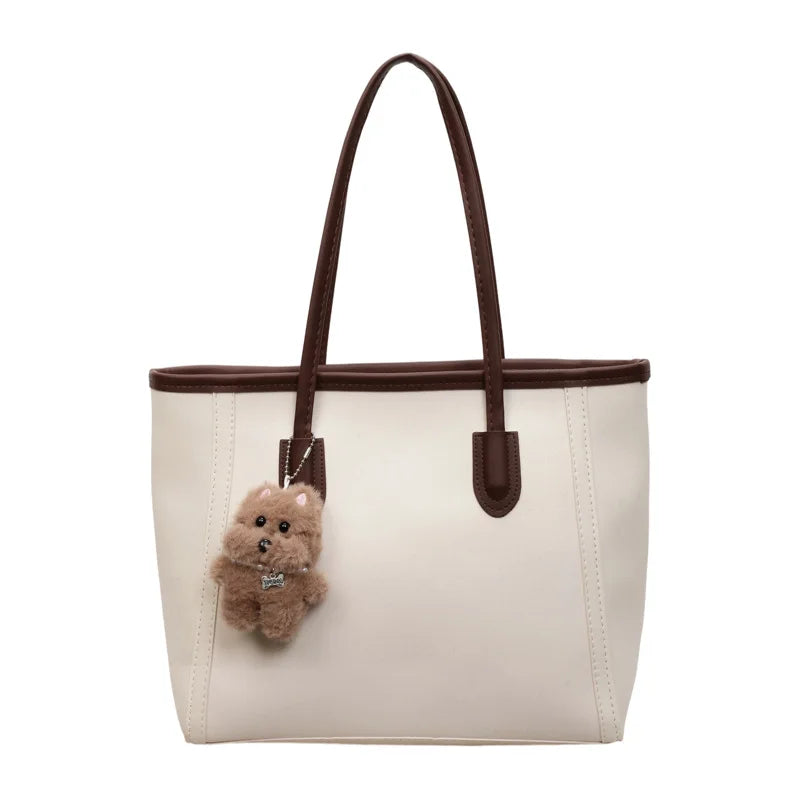 New Early Autumn Women's Luxury Texture Handbag, Elegant Commute Shoulder Bag, Versatile Large Capacity Tote Bag