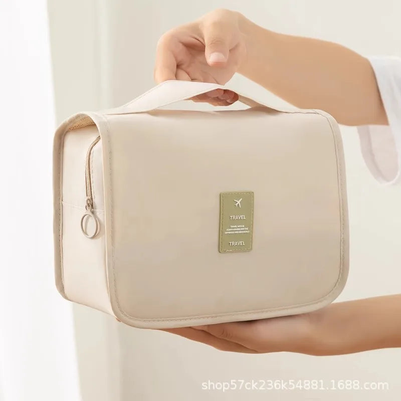 Travel Toiletry Bag Makeup Bag Women's Multi-Functional Portable Large Capacity Storage Travel Hanging Hand-Held Toiletry Bag