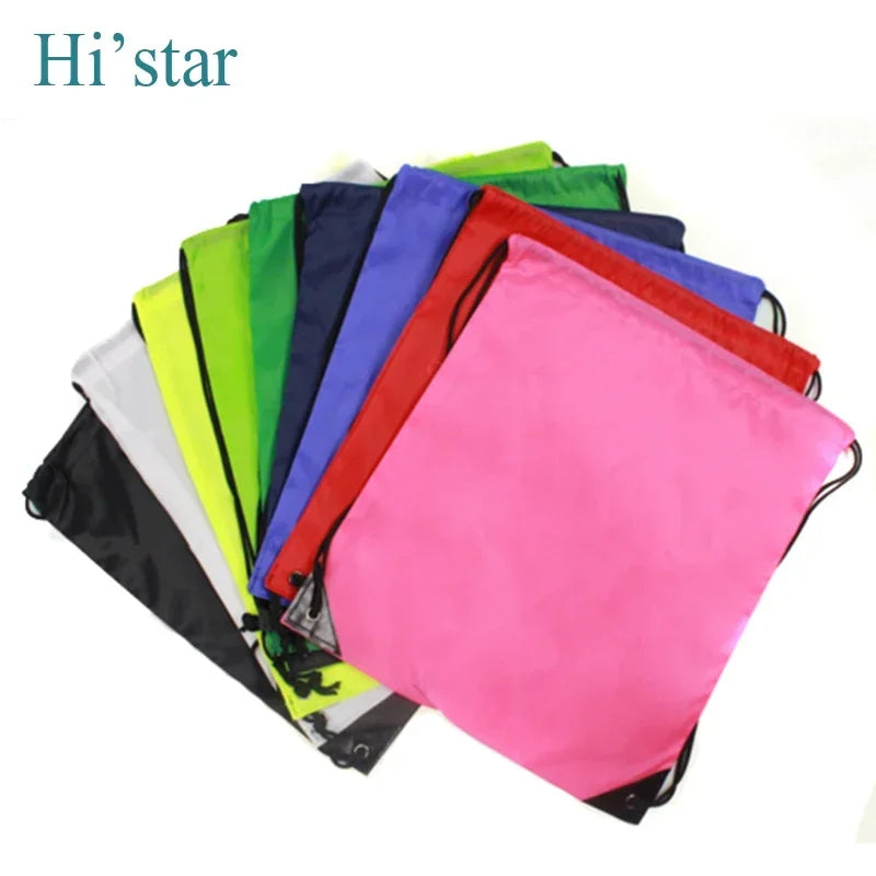 10 pcs Drawstring Backpack for Shoes Rucksack Shoulder Bags Gym Bag Muti Color PRIVATE CUSTOM