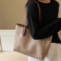 New Early Autumn Women's Luxury Texture Handbag, Elegant Commute Shoulder Bag, Versatile Large Capacity Tote Bag