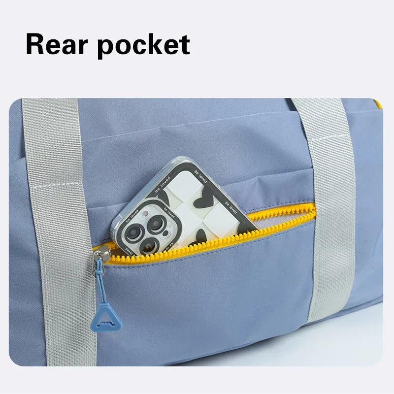 Large Gym Bag for Men Women with Wet Dry Pocket - Sports Duffle Bags Waterproof Swim Organizer with Shoe Compartment, Travel Bag