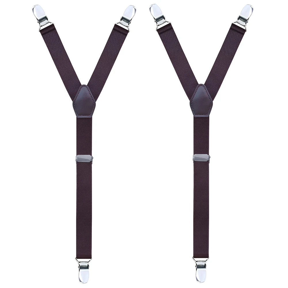 1 Pair Men Shirt Stay Adjustable Shirts Holder Y Shape Leg Thigh Suspender with Non-slip Locking Clips Men Tucker Garters Strap