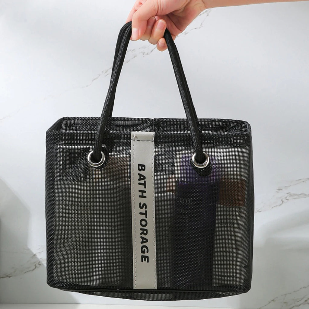 New Makeup Bag, Mesh Travel Toiletry Bag, Men's Toiletry Bag, College Dormitory Toiletry Storage Bag, Toiletry Basket