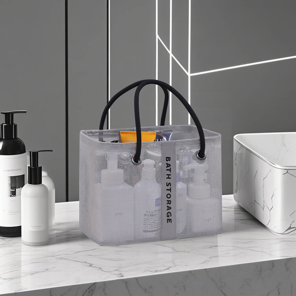 New Makeup Bag, Mesh Travel Toiletry Bag, Men's Toiletry Bag, College Dormitory Toiletry Storage Bag, Toiletry Basket