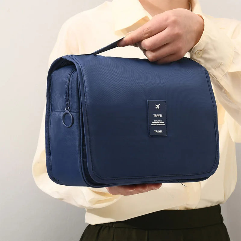 Travel Toiletry Bag Makeup Bag Women's Multi-Functional Portable Large Capacity Storage Travel Hanging Hand-Held Toiletry Bag