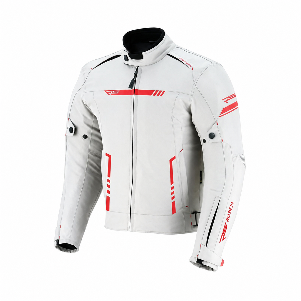 All Weather Biker Jacket Men, Protective Armor Motorcycle Riding Gear