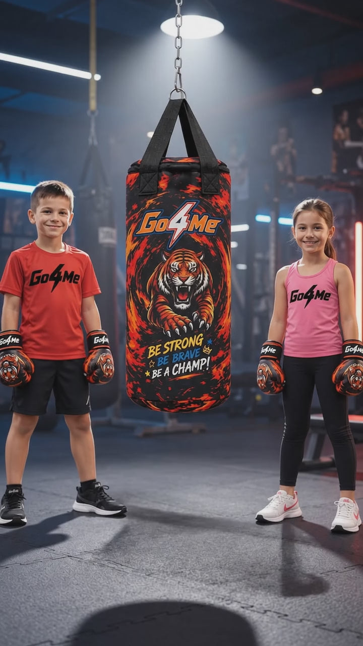Go4Me - Kids Punching Bag Set of 4 - TIGER PUNCH