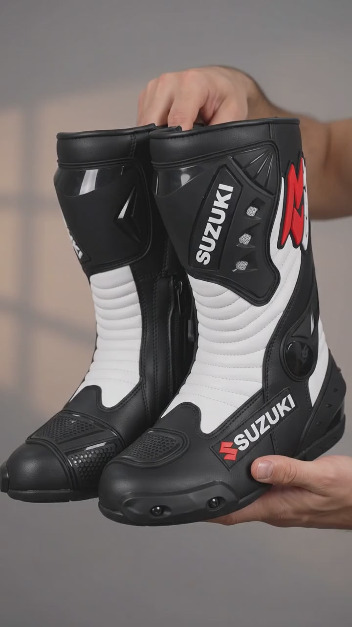Motorcycle Leather Boots
