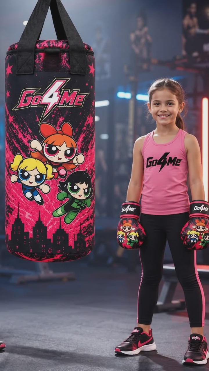 Go4Me - Kids Punching Bag Set of 4 - PUFF GIRLS