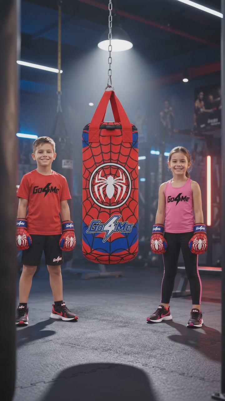 Go4Me - Kids Punching Bag Set of 4 - SPIDER ROCK