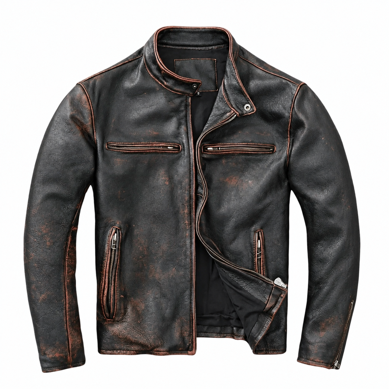 Mens Primium Leather Jacket  / Biker / Outerwear Jacket