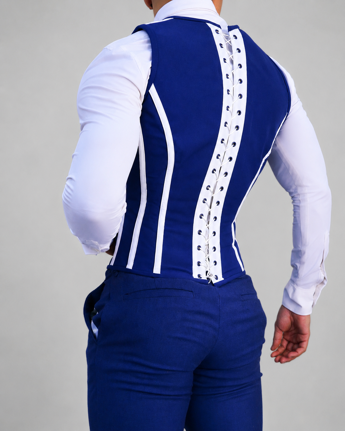 Men Corset Vest Steel Boned Waist Trainer Tummy Control Cadual Formal Party Vest