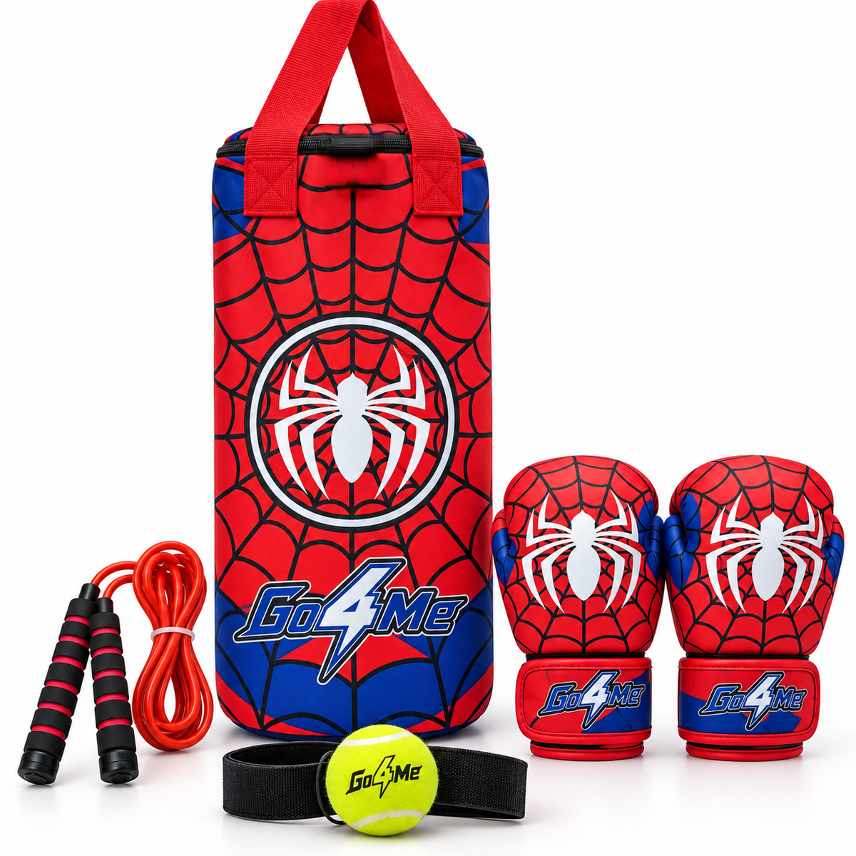 Go4Me - Kids Punching Bag Set of 4 - SPIDER ROCK