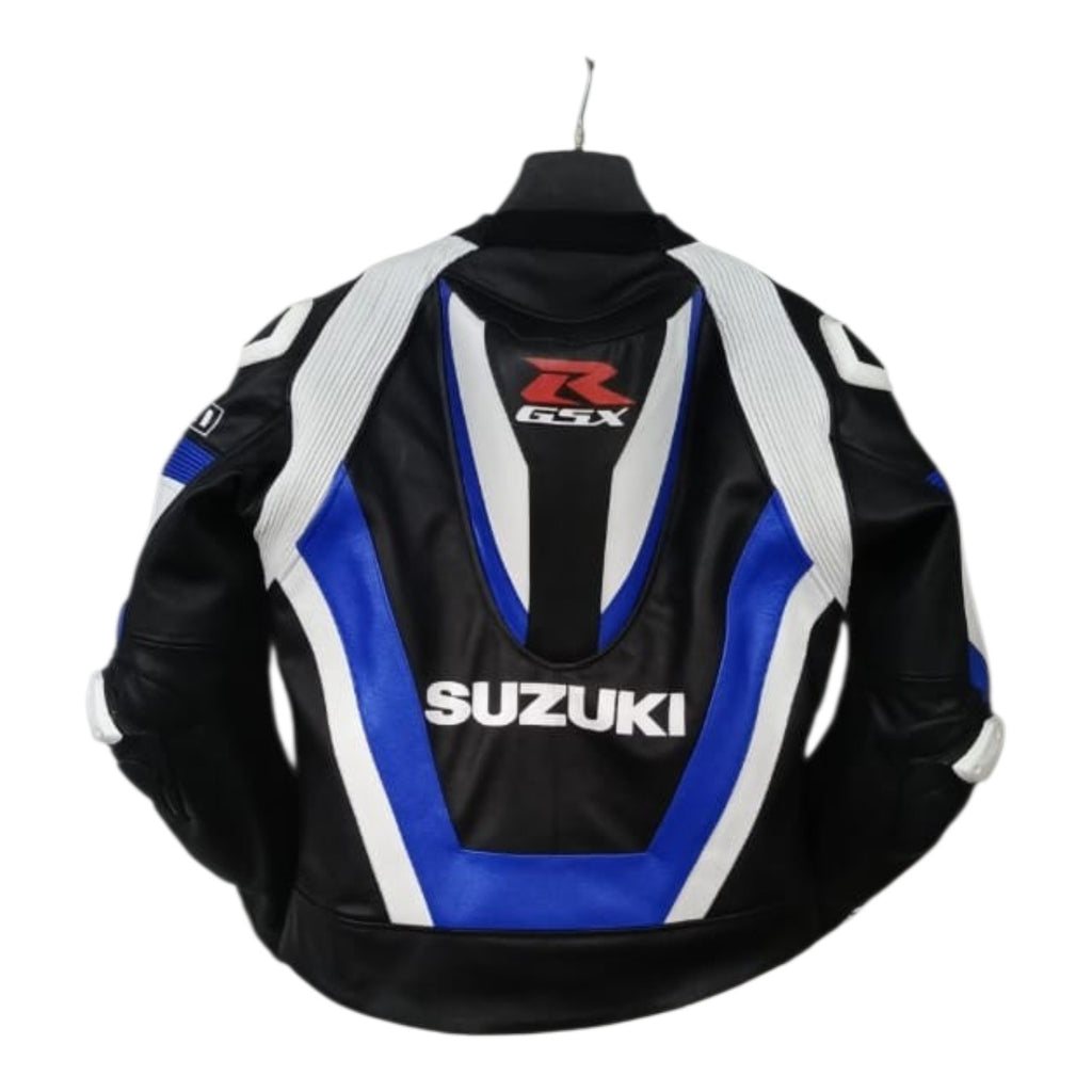 SUZUKI - Motorcycle Cowhide Leather Jacket