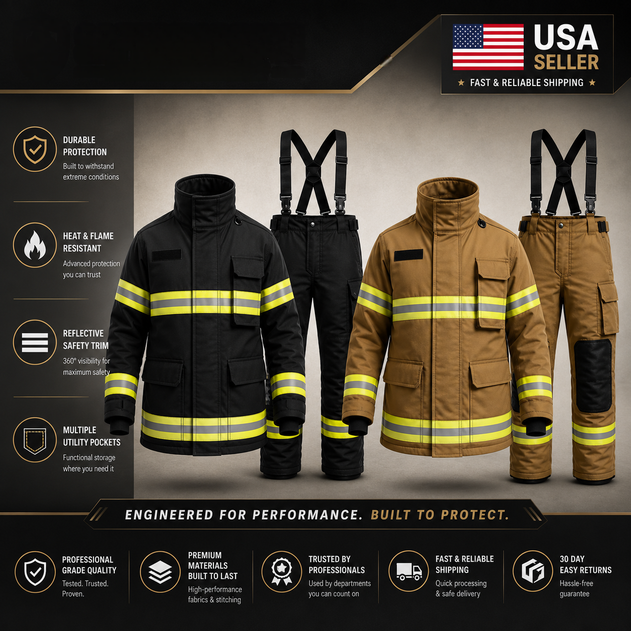 Firefighter Suit With NFPA Certified