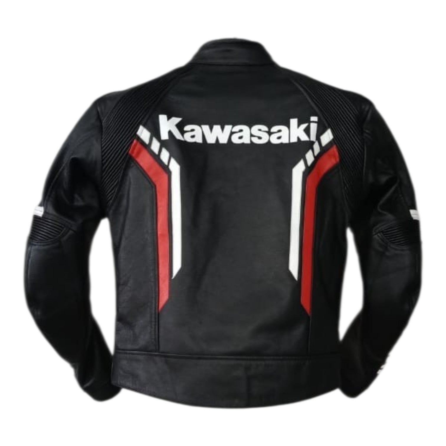 KAWASAKI- Motorcycle Cowhide Leather Jacket