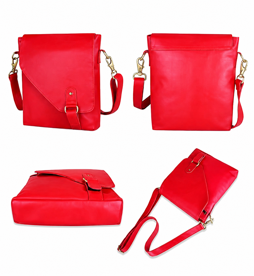 Genuine Leather Crossbody Bag Unisex Shoulder Sling Travel Messenger Purse