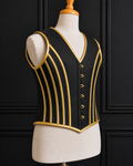 Men Corset Vest Steel Boned Waist Trainer Tummy Control Cadual Formal Party Vest-USA