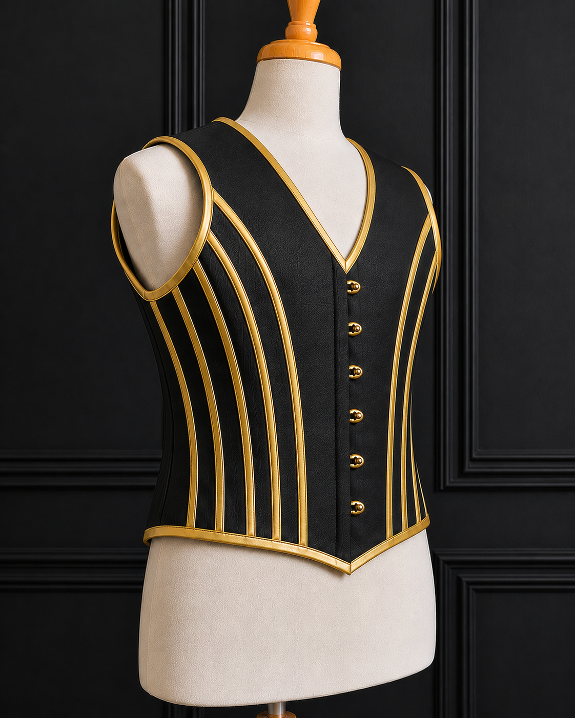 Men Corset Vest Steel Boned Waist Trainer Tummy Control Cadual Formal Party Vest-USA