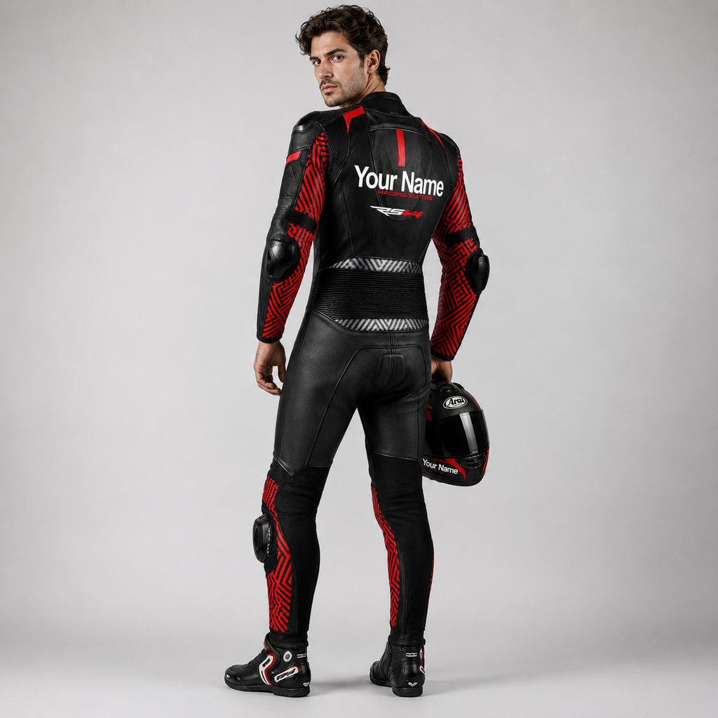 Cowhide Leather Motorcycle Racing Suits