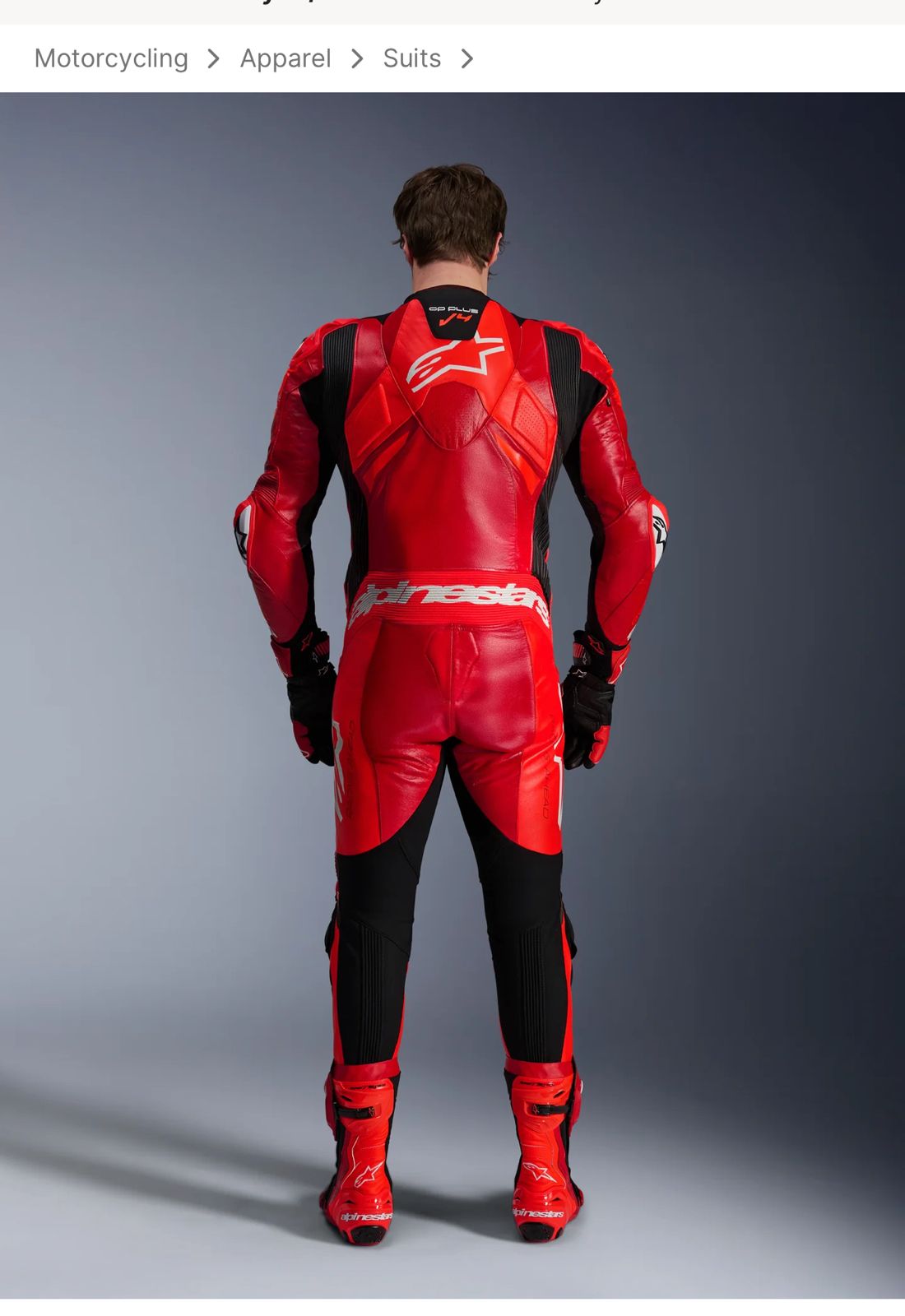 Cowhide Leather Motorcycle Racing Suits