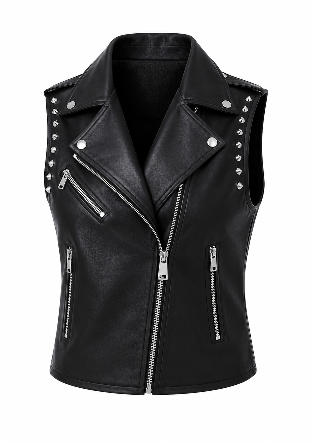 Handmade Womens Leather Vest in Fabulous Style