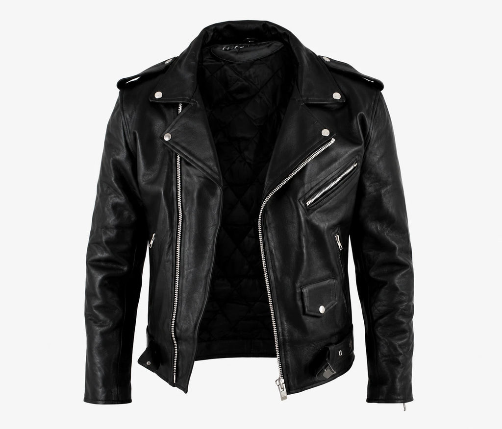 Mens Primium Leather Jacket Vintage / Biker / Outerwear Jacket