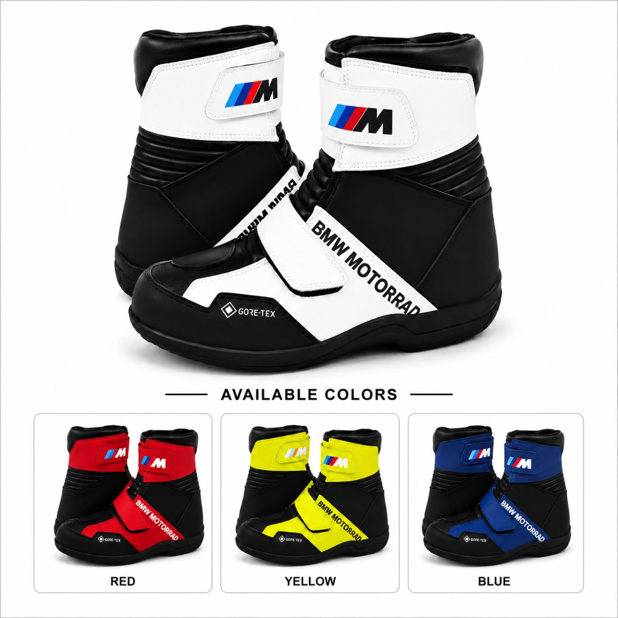 Motorcycle Leather Racing Boots